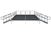 12' X 24' Fast Pro Elite Series Stage Kit - Height Adjustable 12" to 18" high