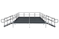 12' X 8' Fast Pro Elite Series Stage Kit – Height Adjustable 12" to 18" high
