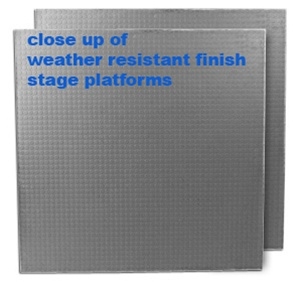 96 Square Foot All-Terrain Stage Kit (12 Ft X 8 Ft) Height Adjustable To  24 To 32, 40 And 48 High