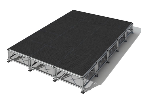 12' x 20'  ALL-TERRAIN HEIGHT ADJUSTABLE STAGE SYSTEM