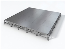 20' x 20'  ALL-TERRAIN HEIGHT ADJUSTABLE STAGE SYSTEM  (ADJUST TO 24" & 48")