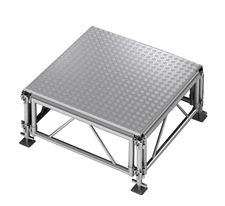 4' x 4'  ALL-TERRAIN HEIGHT ADJUSTABLE STAGE SYSTEM (ADJUST TO 24" & 48")