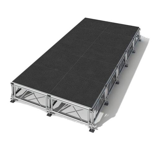 8' x 20'  ALL-TERRAIN HEIGHT ADJUSTABLE STAGE SYSTEM