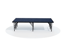 4' x 8' x 24" High, Economy Executive Single Stage Panel (Blue Carpet Finish)