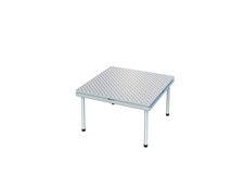 3' X 3' WATER-PROOF ALL-ALUMINUM PLATFORM WITH 24" FIXED LEGS