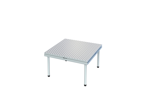 3' X 3' WATER-PROOF ALL-ALUMINUM PLATFORM WITH 24" FIXED LEGS