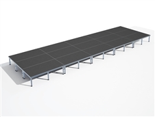 12 ' x 40'  Pro-Stage  with Height Adjustable , Telescoping Legs