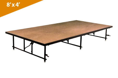 Folding Stages Transfold Stage/Seated Riser 8' x 4' (Hardboard Finish)