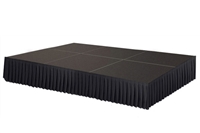 96 SQ. FT STAGE SYSTEM W/ SKIRTING - 12 FT X 8 FT X 16"