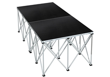 4X8 INDUSTRIAL FINISH EASY-LITE INTELLISTAGE PLATFORM WITH 24" LEGS