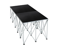 4X8 INDUSTRIAL FINISH EASY-LITE INTELLISTAGE PLATFORM WITH 32" LEGS