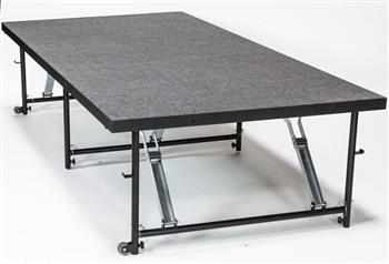 Dual Height, Easy Roll Portable Staging with Wheels (4' x8' panel ...