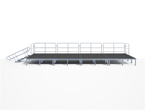 12' x 32'  Pro-Stage  with Height Adjustable , Telescoping Legs