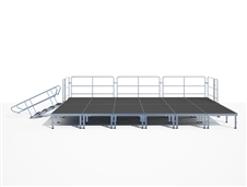 16' x 24' Pro-Stage  with Height Adjustable , Telescoping Legs