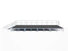 16' x 32' Pro-Stage  with Height Adjustable , Telescoping Legs